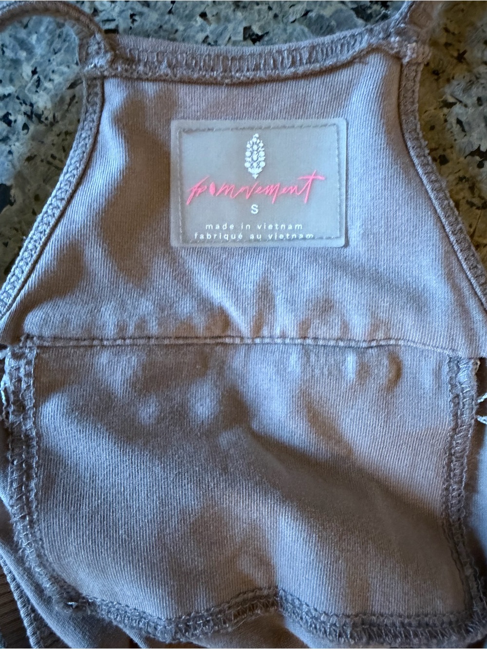 Free People Movement Hot Shot Onesie Size Small Taupe - Picture 2 of 5